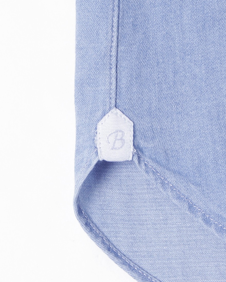 BORRIELLOワイドカラーデニムシャツ 【GAIOLA】13l