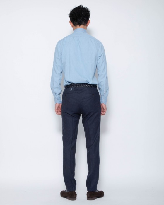 BORRIELLOワイドカラーデニムシャツ 【GAIOLA】23l