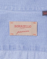BORRIELLOワイドカラーデニムシャツ 【GAIOLA】mb_10l