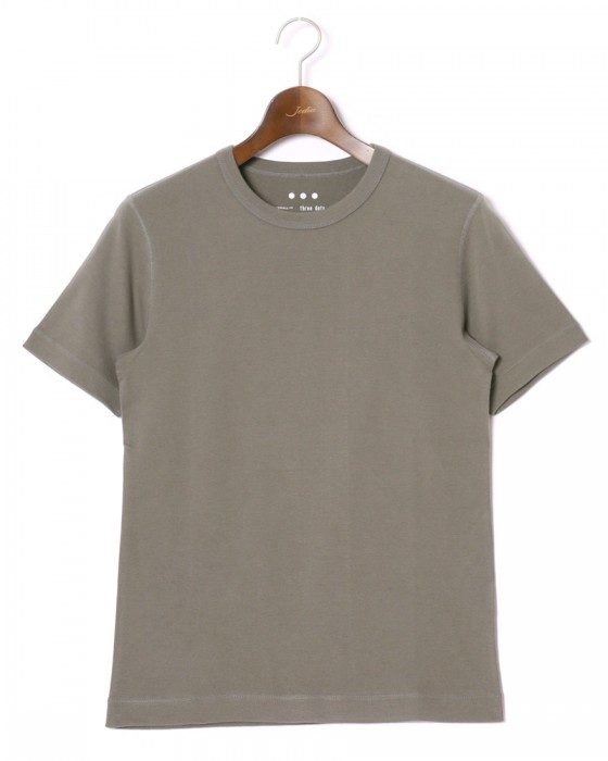 three dotsオーガニックコットンニット Tee【Josh】
