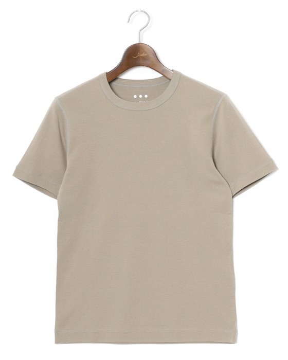 three dotsオーガニックコットン ニットTシャツ【Josh/OrganicCotton Knit】