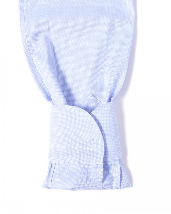 BORRIELLOセミワイドカラー コットンピンオックス シャツ【GAIOLA】12l