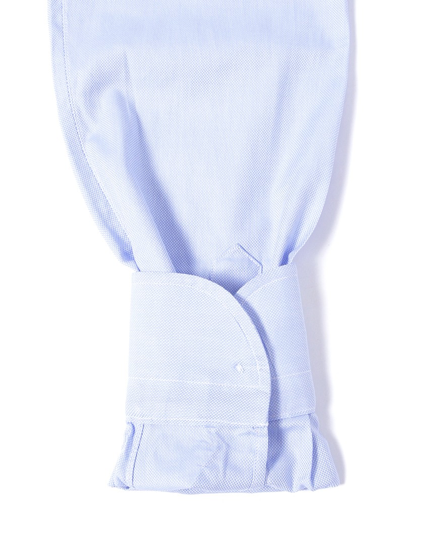 BORRIELLOセミワイドカラー コットンピンオックス シャツ【GAIOLA】12l