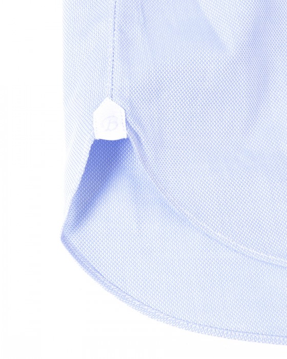 BORRIELLOセミワイドカラー コットンピンオックス シャツ【GAIOLA】13l