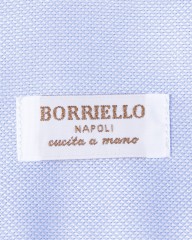 BORRIELLOセミワイドカラー コットンピンオックス シャツ【GAIOLA】mb_08l