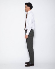 BORRIELLOセミワイドカラー コットンピンオックス シャツ【GAIOLA】mb_17l