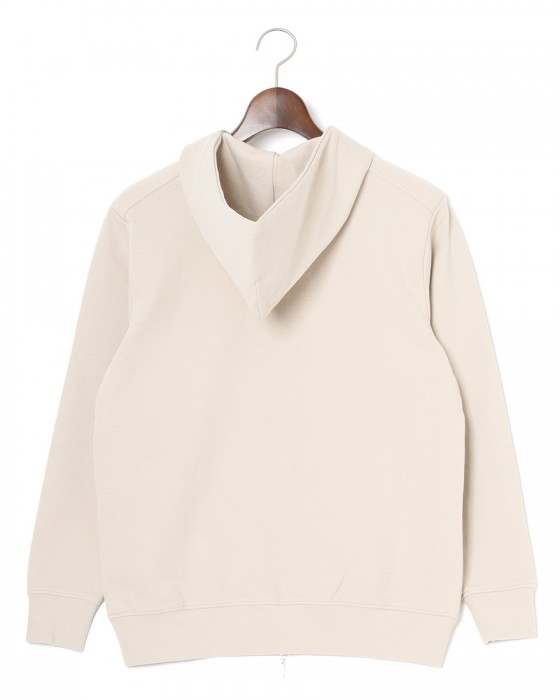 three dotsストレッチポンチ ダブルジップパーカー【Stretch ponte】27l