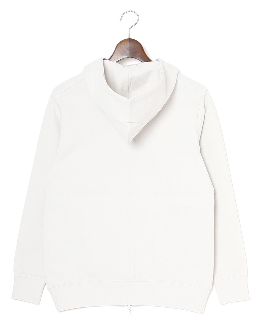 three dotsストレッチポンチ ダブルジップパーカー【Stretch ponte】28l