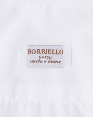 BORRIELLOセミワイドカラー コットンポプリン シャツ【GAIOLA】mb_07l