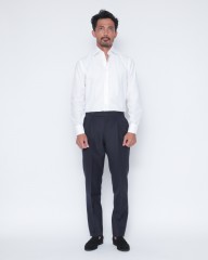 BORRIELLOセミワイドカラー コットンポプリン シャツ【GAIOLA】mb_16l
