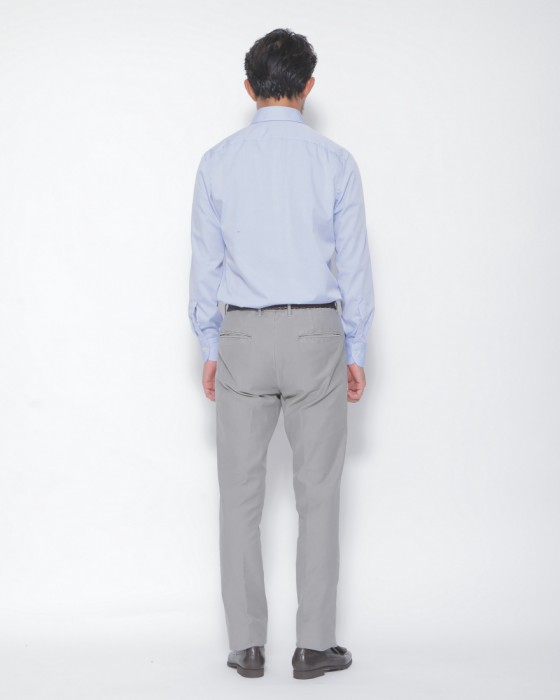 BORRIELLOセミワイドカラー ノーアイロンコットン シャツ【GAIOLA】18l