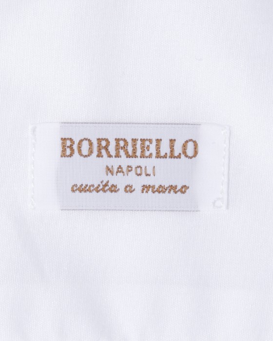 BORRIELLOセミワイドカラー ストレッチコットン シャツ【GAIOLA】15l