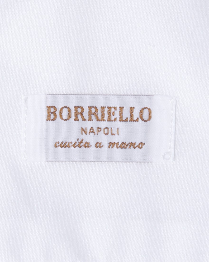 BORRIELLOセミワイドカラー ストレッチコットン シャツ【GAIOLA】15l
