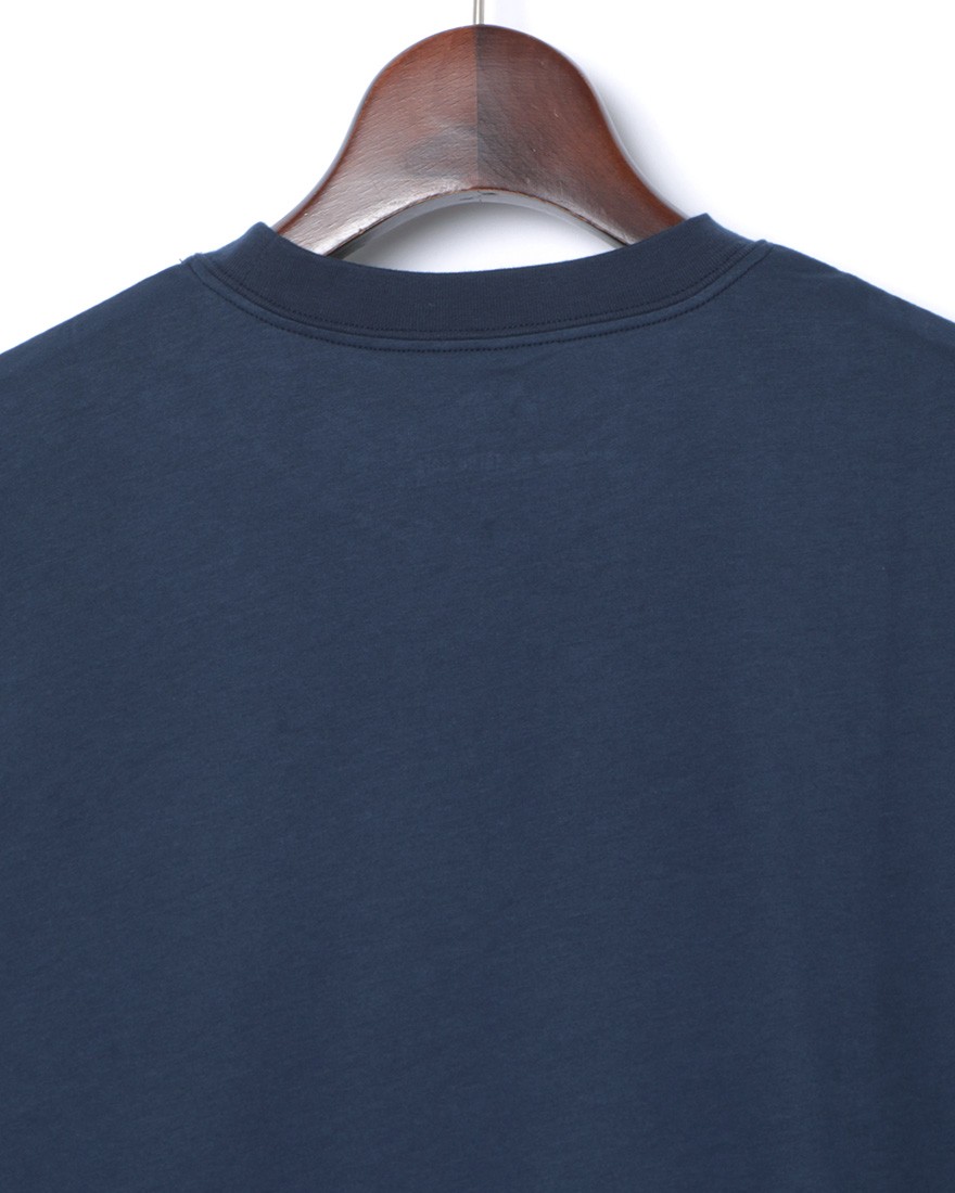three dotsサンデッドジャージ モダンフィット クルーネックTシャツ07l
