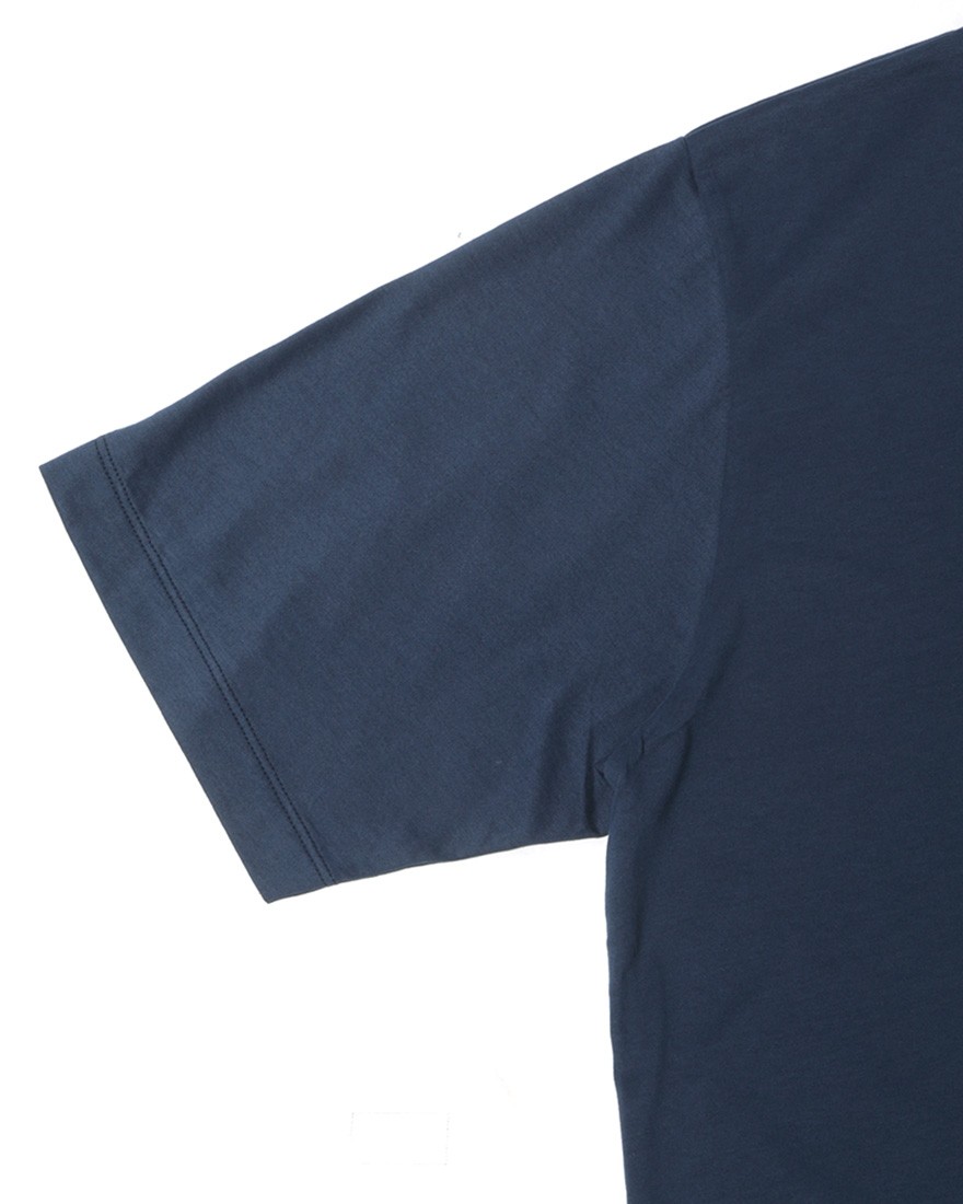 three dotsサンデッドジャージ モダンフィット クルーネックTシャツ09l