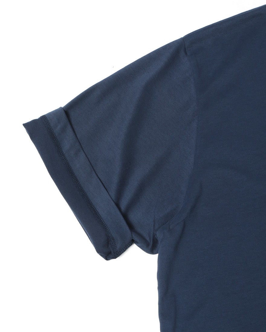 three dotsサンデッドジャージ モダンフィット クルーネックTシャツ10l