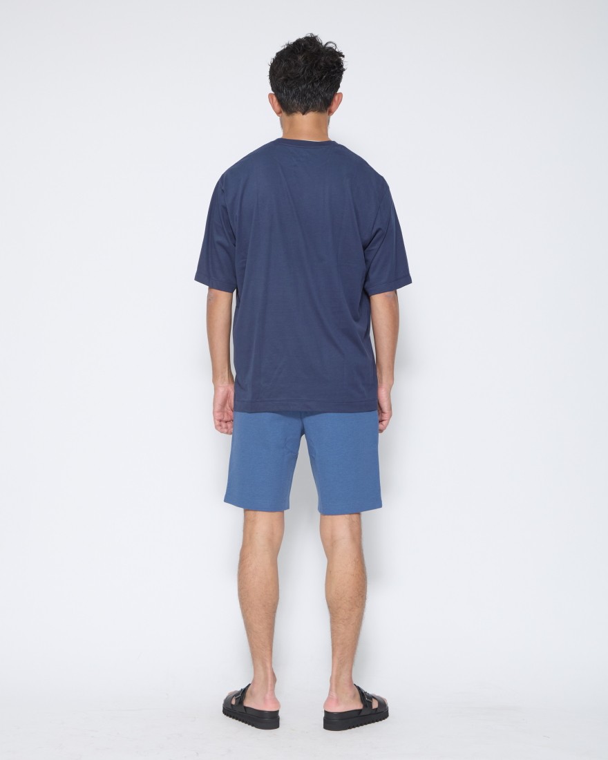 three dotsサンデッドジャージ モダンフィット クルーネックTシャツ18l