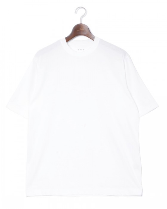 three dotsサンデッドジャージ モダンフィット クルーネックTシャツc0