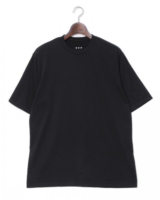 three dotsサンデッドジャージ モダンフィット クルーネックTシャツc1