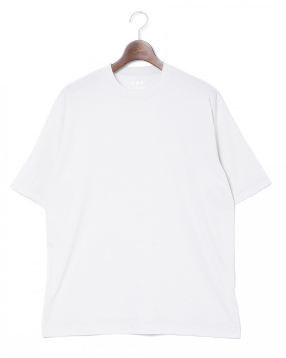three dotsサンデッドジャージ モダンフィット クルーネックTシャツc2