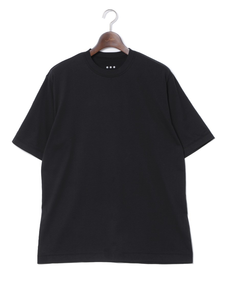 three dotsサンデッドジャージ モダンフィット クルーネックTシャツc1