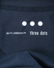 three dotsサンデッドジャージ モダンフィット クルーネックTシャツmb_08l
