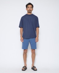 three dotsサンデッドジャージ モダンフィット クルーネックTシャツmb_16l