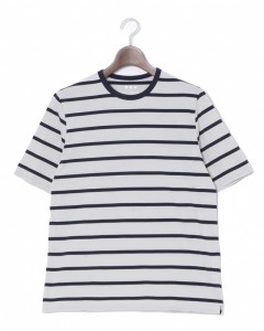 サンデッドジャージー ボーダークルーネックTシャツ【NEW JAMES】
