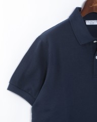 ELACIOコットン鹿の子ショートスリーブポロ【Orge】mb_11l