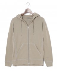 three dotsオーガニックコットンニット ダブルジップパーカー【New Daniel/OrganicCotton Knit】mb_c9