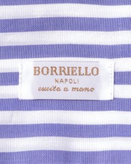 BORRIELLOセミワイドカラー コットンストライプ シャツ【GAIOLA/ガイオラ】mb_11l