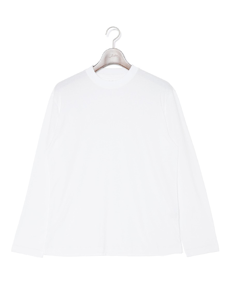 three dotsナシア インターロック ロングスリーブ Tシャツc0
