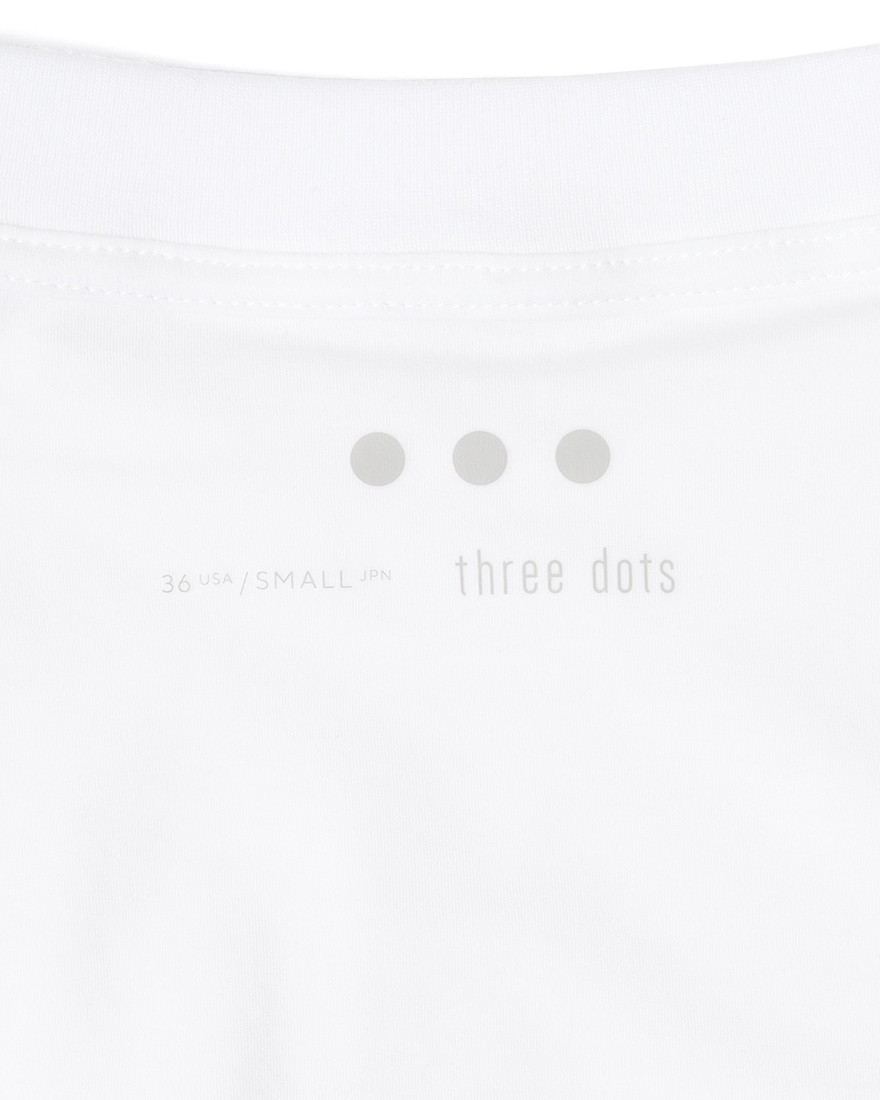 three dotsナシア インターロック Tシャツ08l