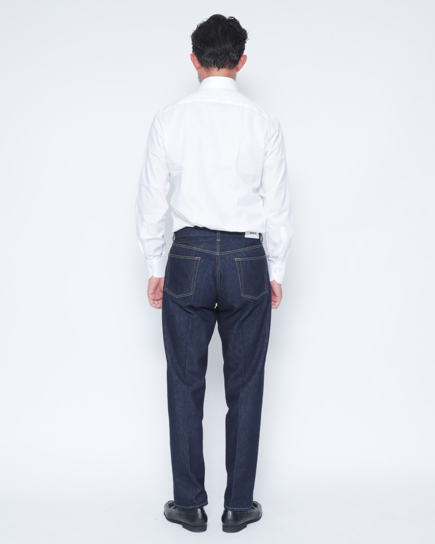 BORRIELLOセミワイドカラー ストレッチコットン シャツ【GAIOLA/ガイオラ】03l