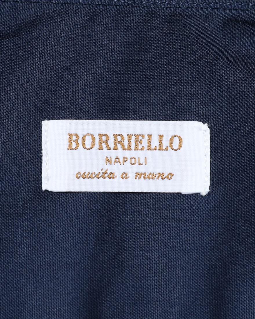 BORRIELLOセミワイドカラー ストレッチコットン シャツ【GAIOLA/ガイオラ】12l