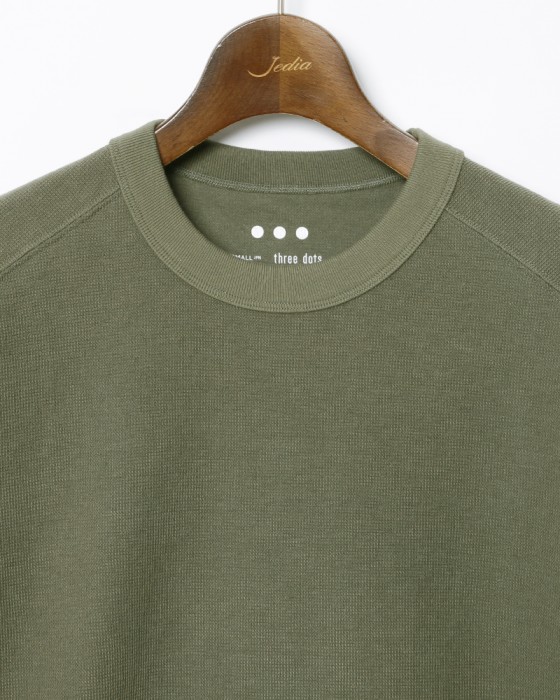 three dotsパイルフェイスTシャツ07l