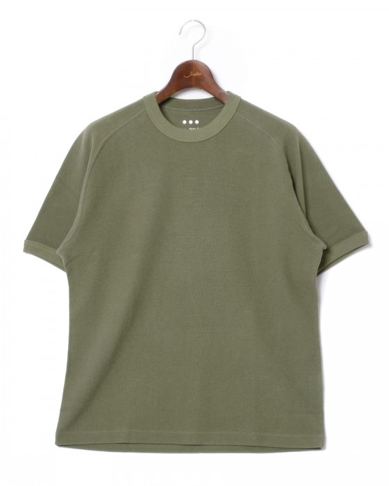 three dotsパイルフェイスTシャツc1