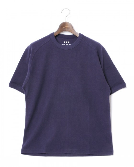 three dotsパイルフェイスTシャツc2