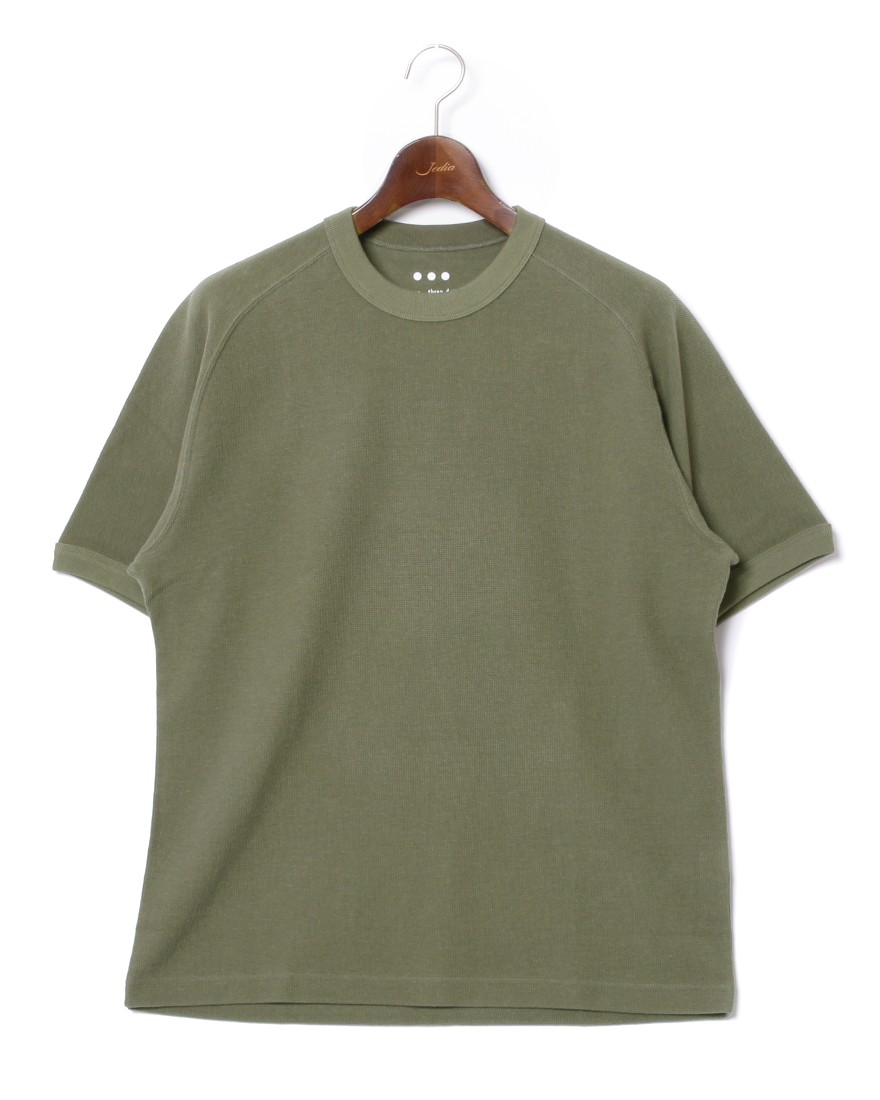 three dotsパイルフェイスTシャツc1