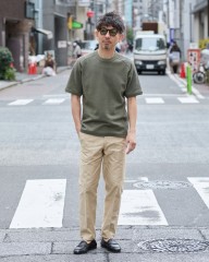 three dotsパイルフェイスTシャツmb_ma