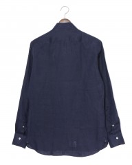 BORRIELLOスーパーソフトリネン セミワイドカラー シャツ【GAIOLA/ガイオラ】mb_18l