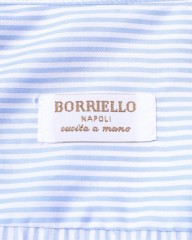BORRIELLOセミワイドカラー ライトコットンポプリン シャツ【GAIOLA/ガイオラ】mb_12l