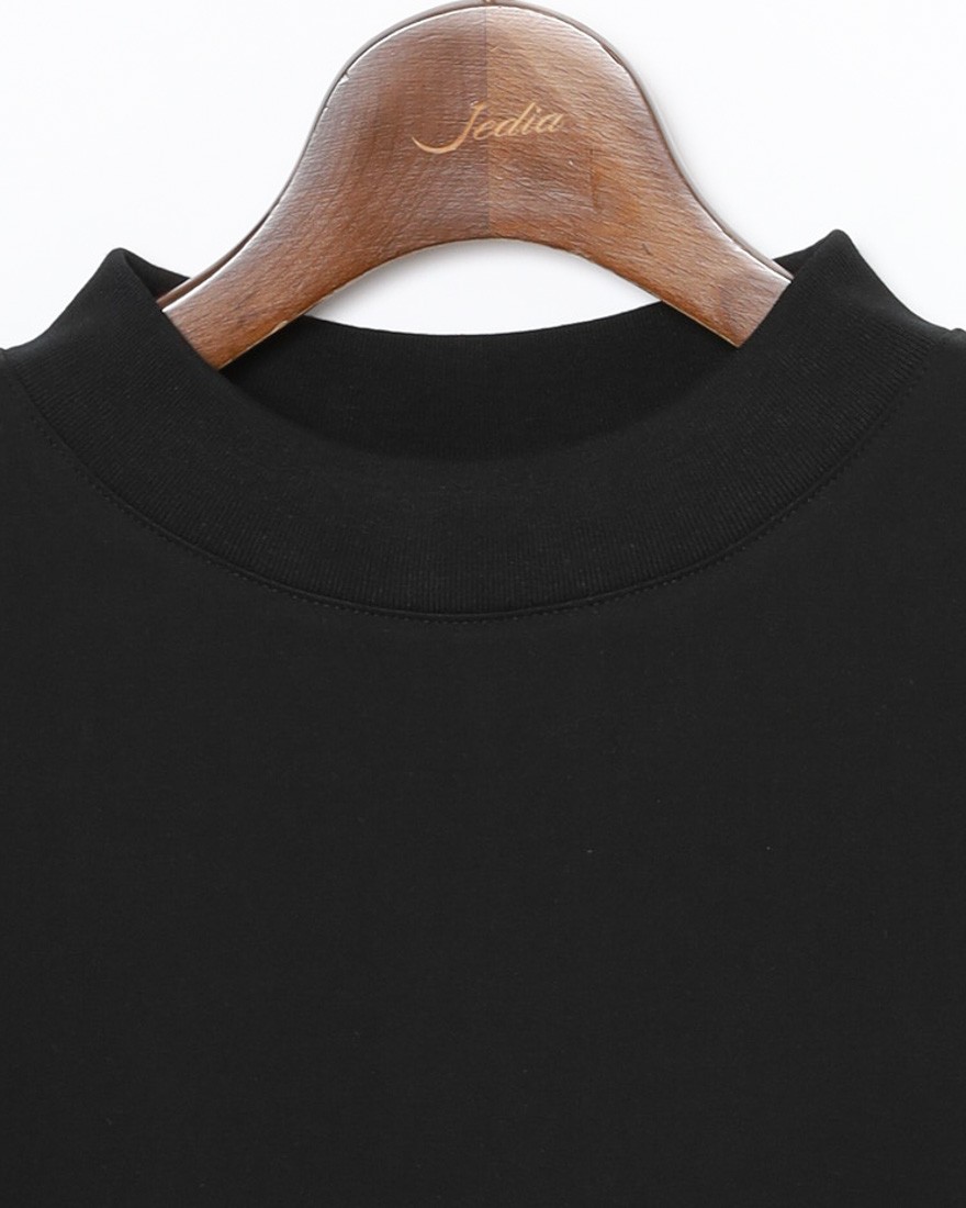 three dotsクルー＆モックネック 2パック ロングスリーブTシャツ【2Pack Tee】13l