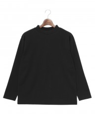 three dotsクルー＆モックネック 2パック ロングスリーブTシャツ【2Pack Tee】mb_11l