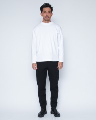 three dotsクルー&モックネック 2パック ロングスリーブTシャツ【2Pack Tee】mb_20l