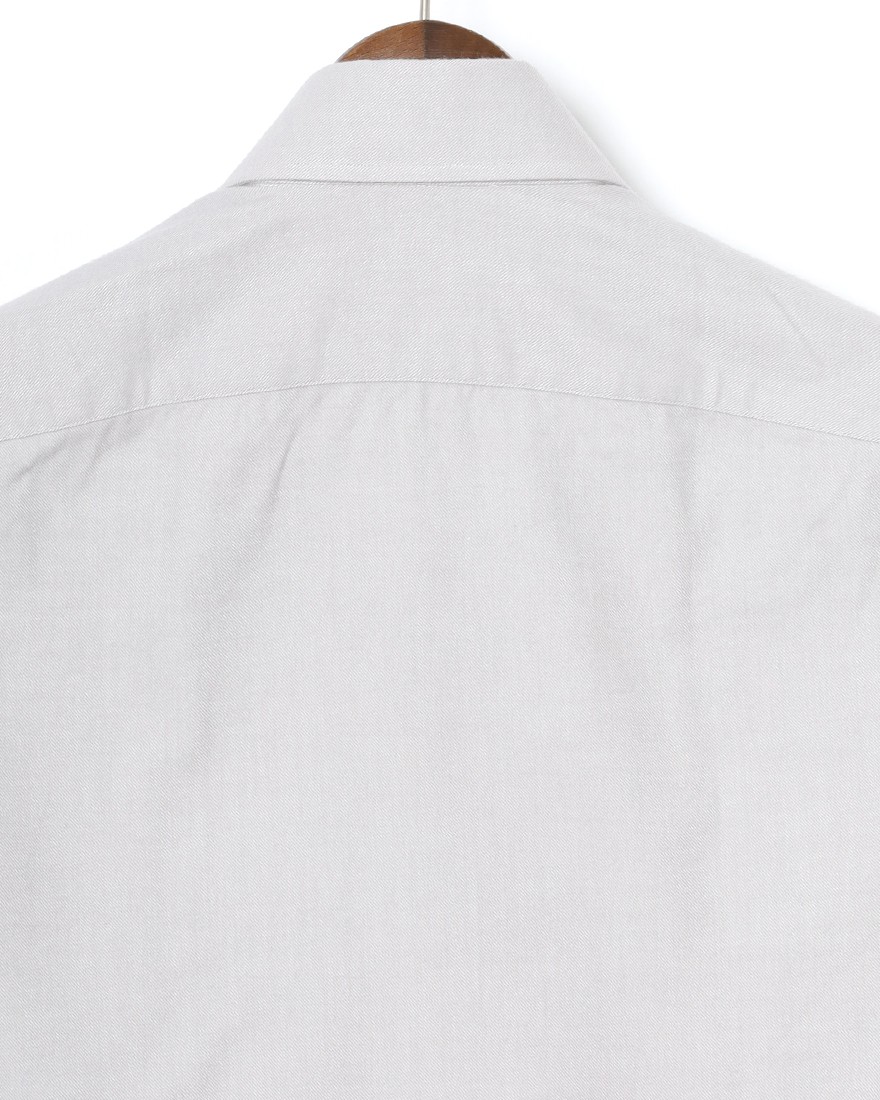 BORRIELLOセミワイドカラー ピーチドコットン シャツ【GAIOLA/ガイオラ】10l