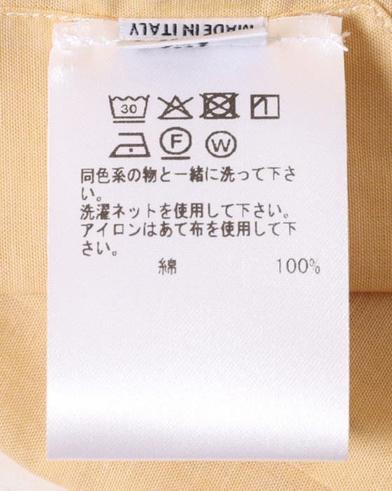 BORRIELLOセミワイドカラー コットンローン シャツ【GAIOLA/ガイオラ】17l