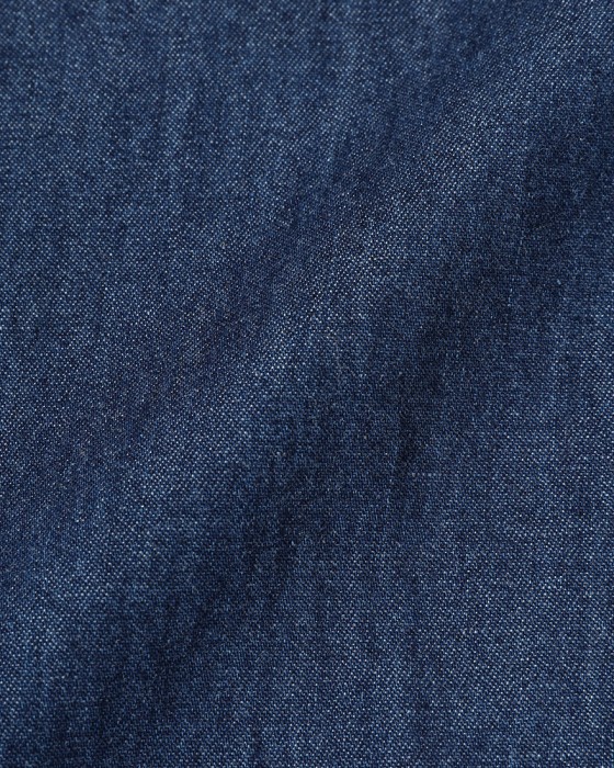 BORRIELLOコットンデニム セミワイドカラー シャツ【GAIOLA/ガイオラ】16l