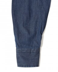 BORRIELLOコットンデニム セミワイドカラー シャツ【GAIOLA/ガイオラ】mb_13l