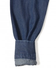 BORRIELLOコットンデニム セミワイドカラー シャツ【GAIOLA/ガイオラ】mb_15l